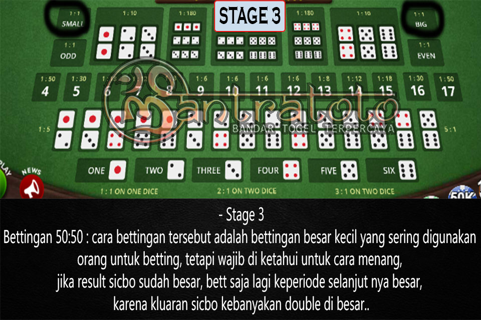 Tips Menang Sicbo Dice 3