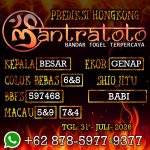 ANGKA TOGEL HONGKONG 31 JULI 2026
